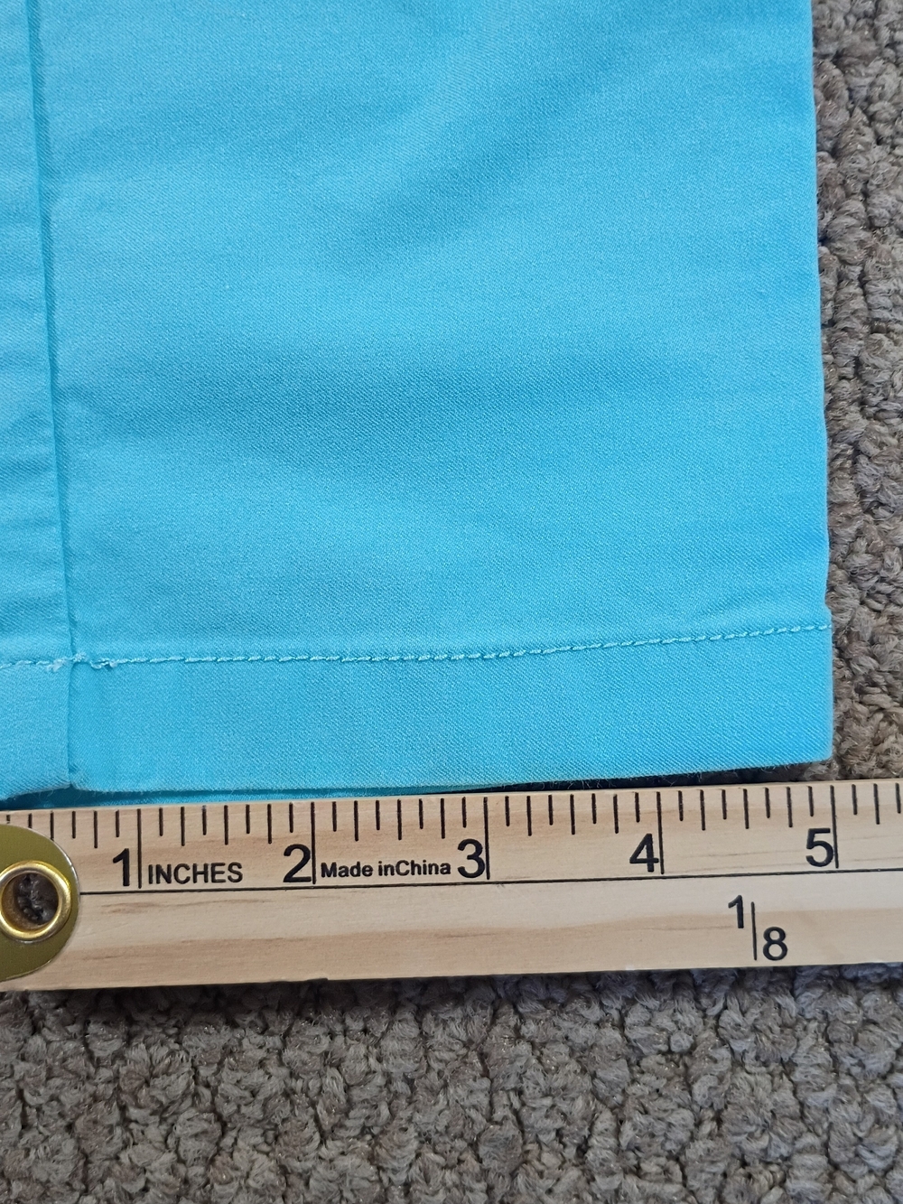 Golfino Turquoise Skinny Golf Jeans for Women - Slim Stretch Fit 2 - Picture 11 of 16